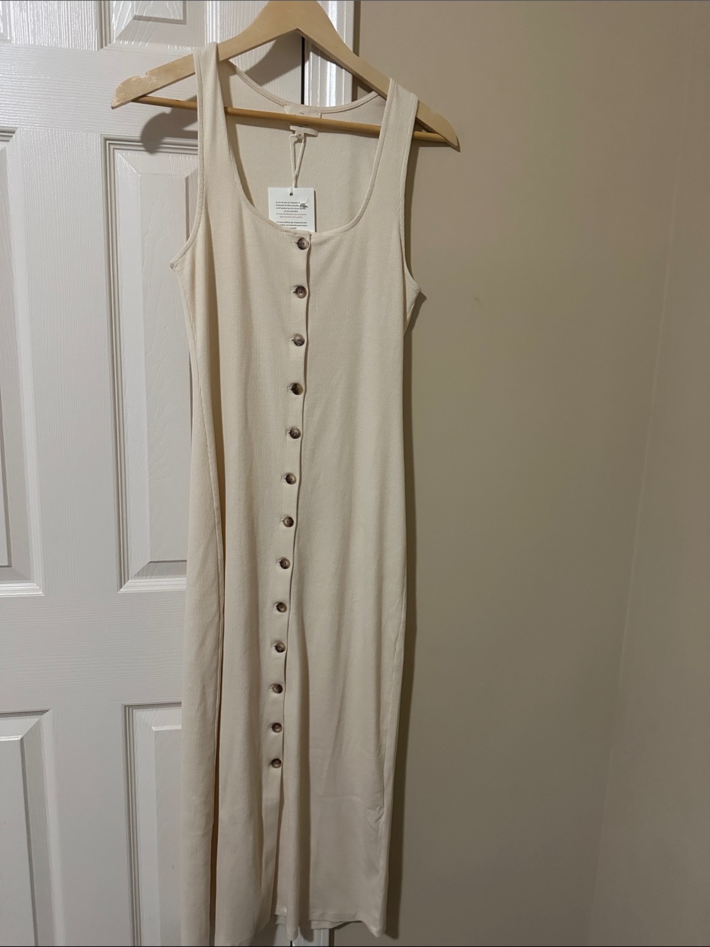 Sezane Fabiola Cream Size M - Picture 2 of 5